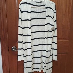 Black and cream cardigan